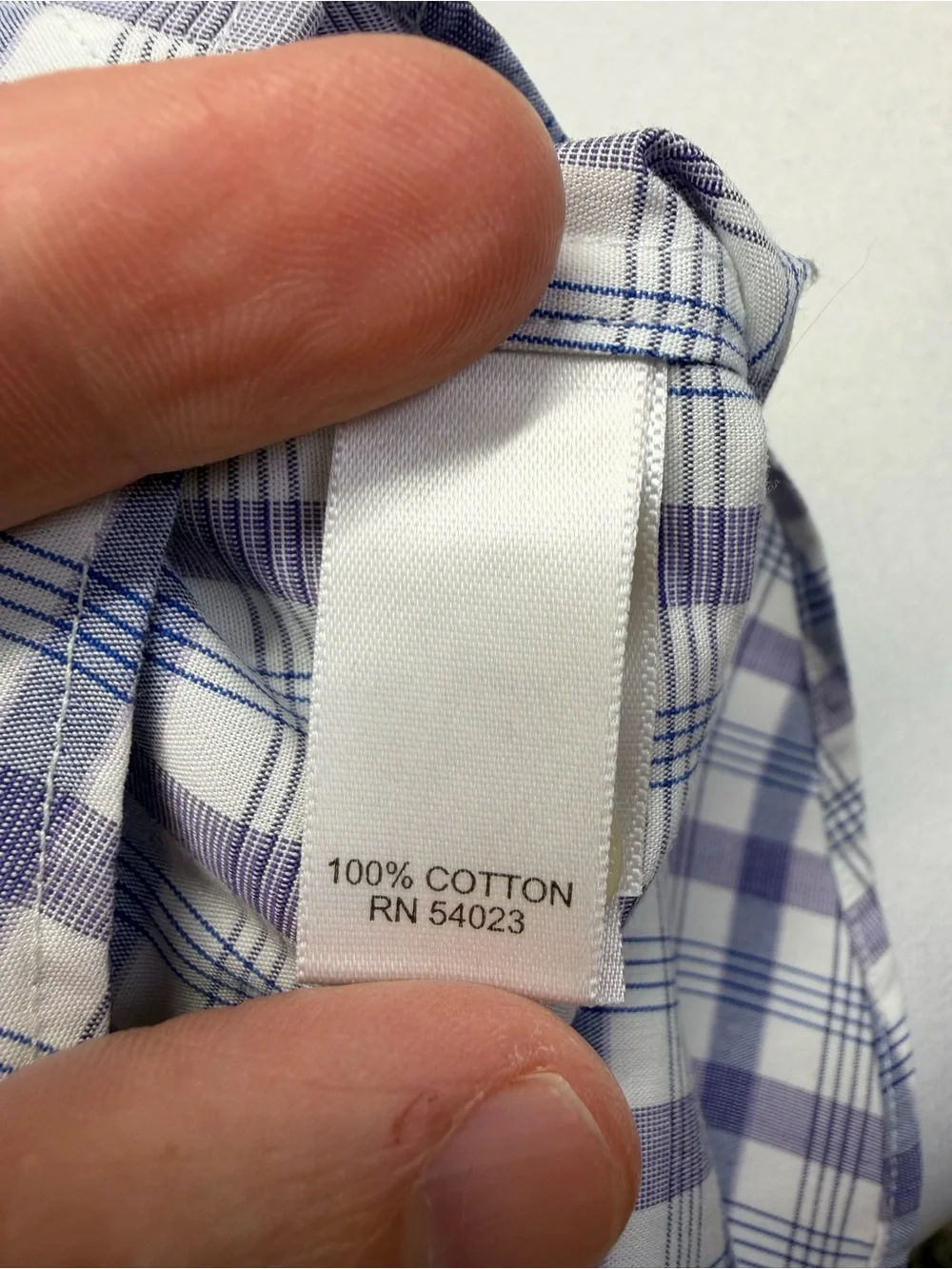 Banana Republic | Non‑Iron Slim Fit Shirt | Purple Plaid | Men’s L | GUC